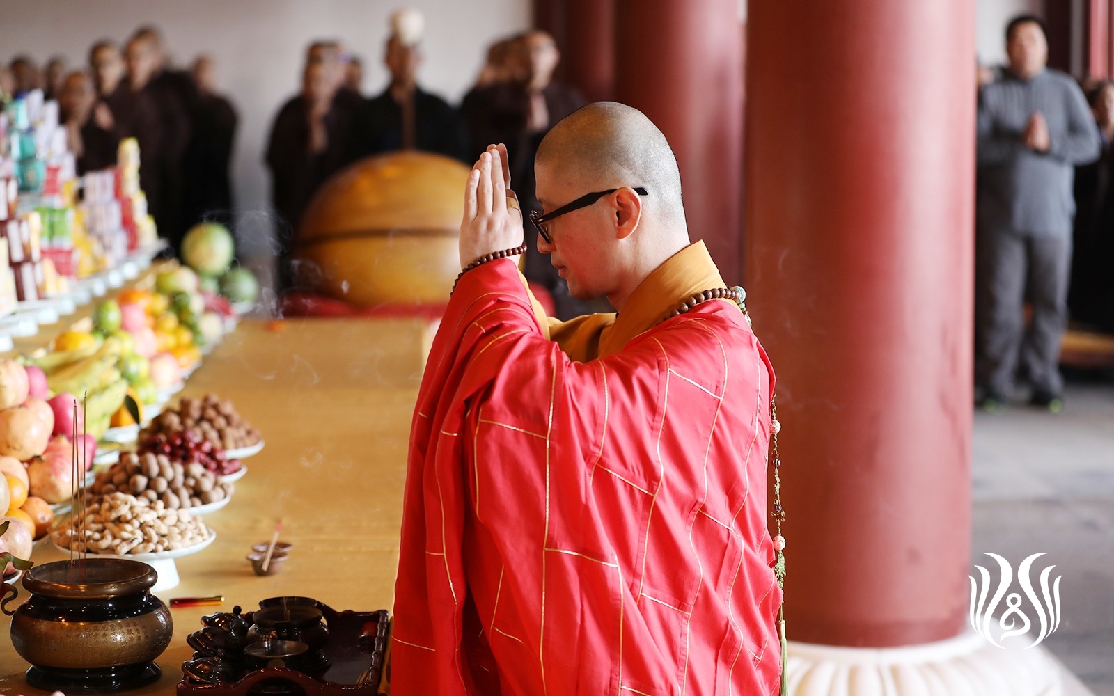 中国佛学院普陀山学院举行观音菩萨出家纪念日祝圣普佛法会