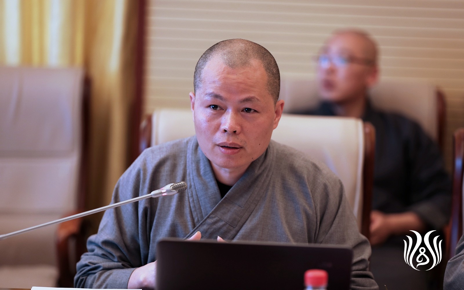 禅学导师如义法师禅学研究生定通师通过网络参加中期考核天台专业:净